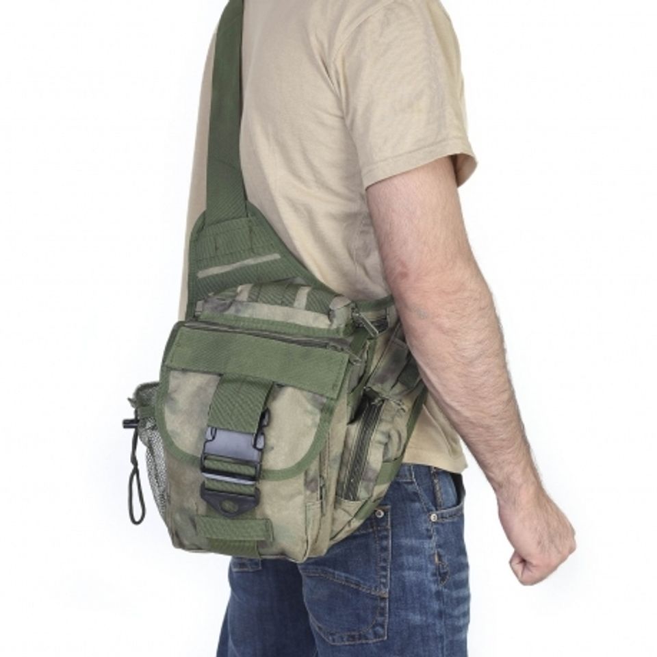 Сумка тактическая через плечо (мох)