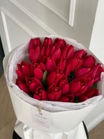 Букет из 25 красных тюльпанов