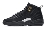 Jordan Air Jordan 12 Retro The Master high-top Retro basketball shoes GS all black