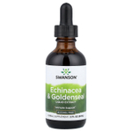 Swanson, жидкий экстракт эхинацеи и желтокорня, без спирта, 59 мл (2 жидк. унции)