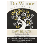 Dr. Woods, отшелушивающее кусковое мыло для тела, натуральное чёрное, 149 г