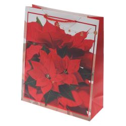 GAEM Пакет подарочный (бумага 210г/м2, блок 12шт), L26 W10 H32 см, 4в.