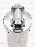 Аквабрайт 10" SL 1/2", Магистральный фильтр из нержавеющей стали для горячей воды (АБФ-НЕРЖ-12)