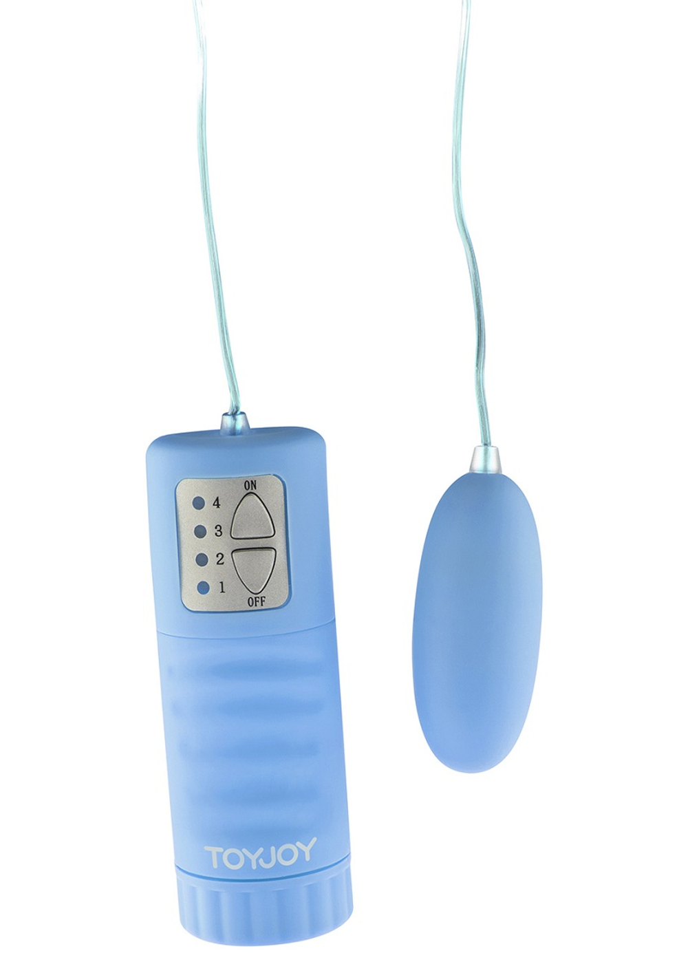 Голубое виброяйцо SENSATIONAL SIN SET - 6 см.