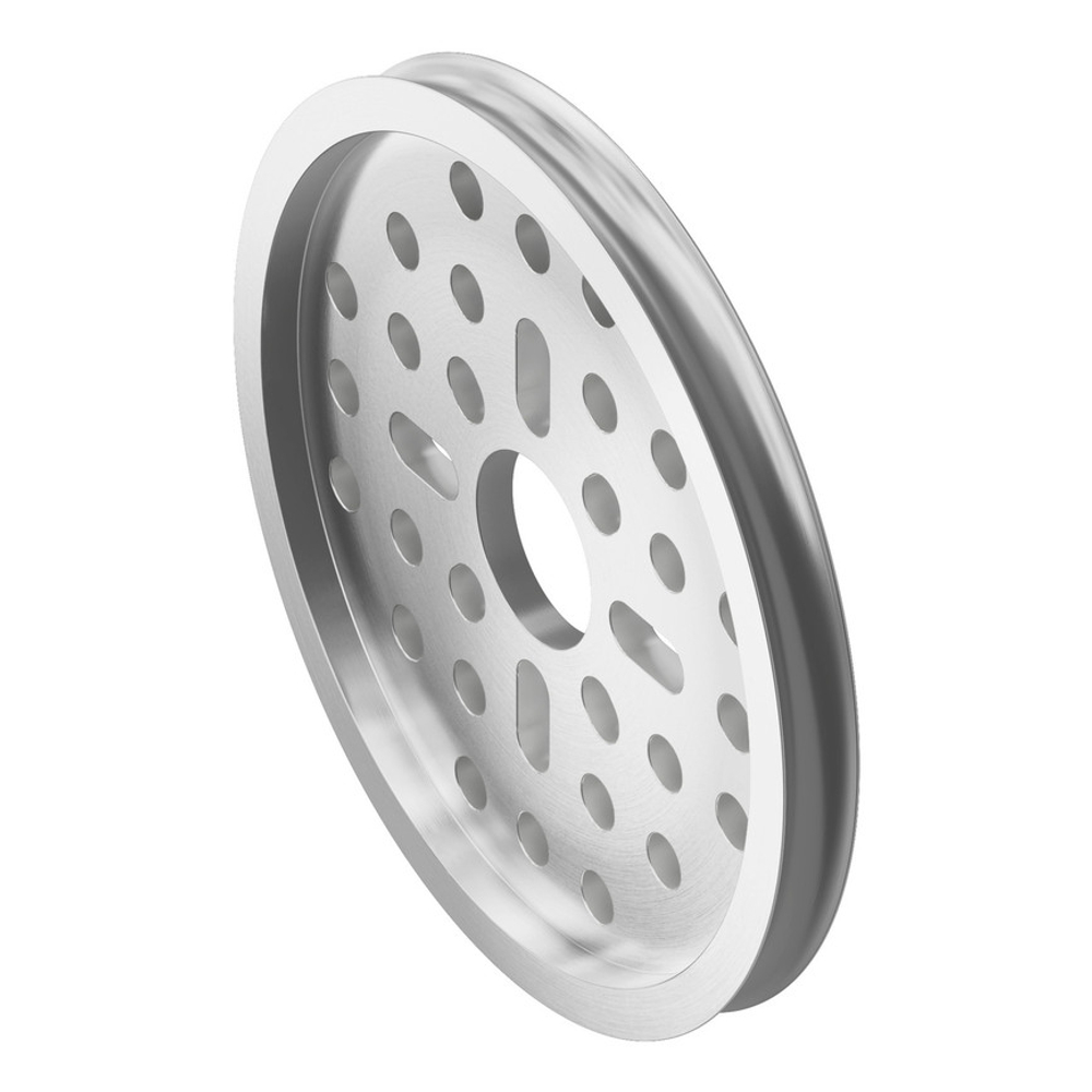 3400 Series Hub Mount Round Belt Pulley (14mm Bore, 64mm PD)