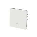 Выключатель одноклавишный с подсветкой, KANT, белый песок