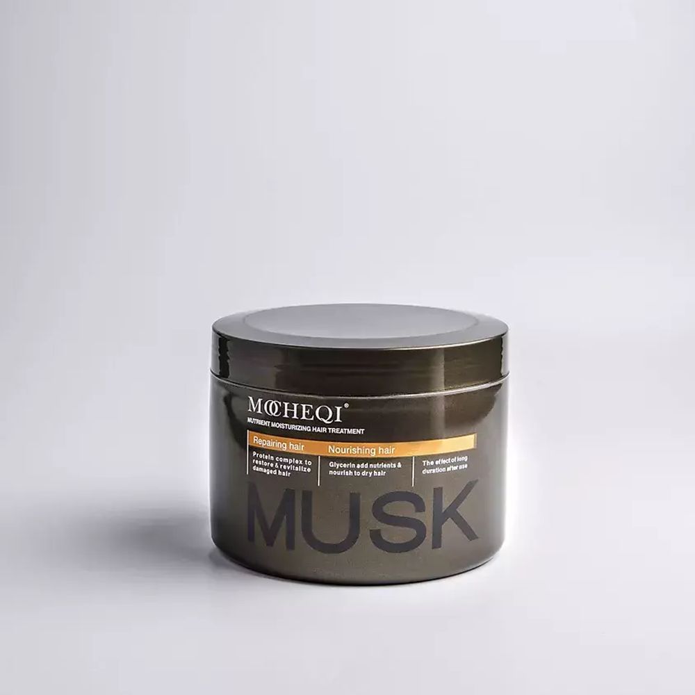 MOCHEQI MUSK Восстанавливающая маска для волос с пантенолом, 500 ml