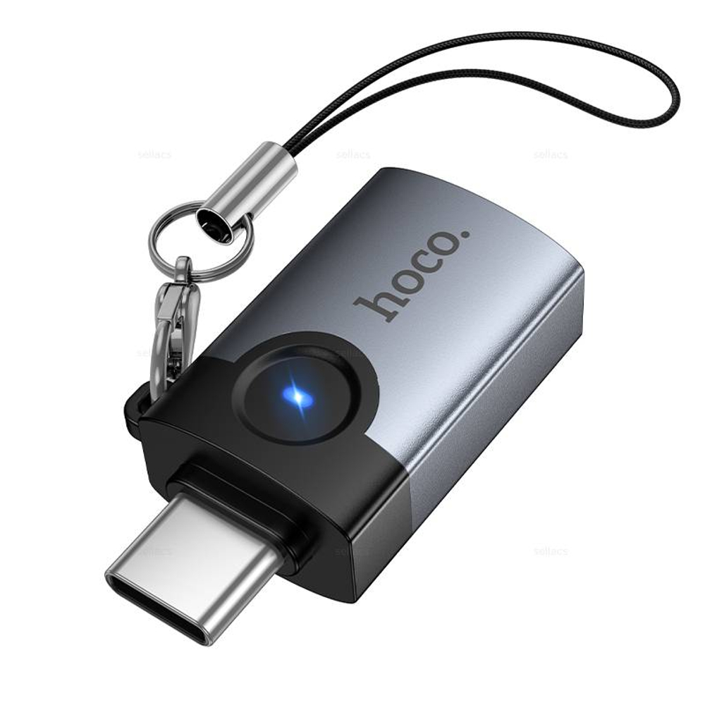 Hoco UA46C Victory Type-C штекер на USB гнездо адаптер (Краснодар склад)