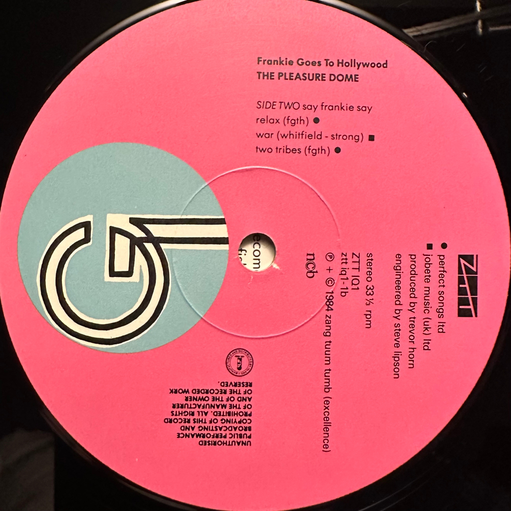 Frankie Goes To Hollywood ‎– Welcome To The Pleasuredome 2LP (Скандинавия 1984г.)