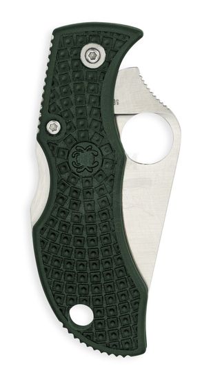 Складной нож Spyderco Manbug ZDP 189MGREP c клинком из стали ZDP-189, рукоять FRN
