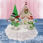 Сувенир с подсветкой «Новогодние друзья» 16*19 см