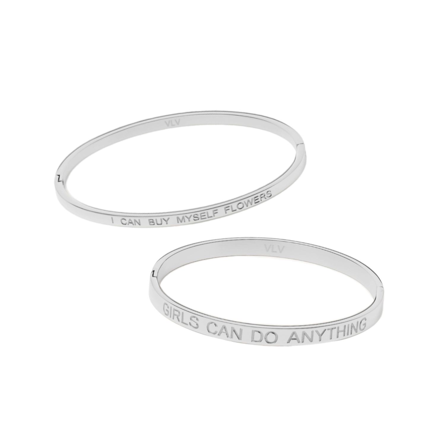 Сет Браслетов Girls Can Do Anything & I Can Buy My Self Flowers