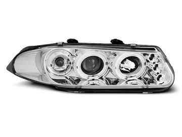 Передние фары angel eyes chrome для Rover 200