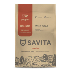 Savita Holistic корм для щенков с мясом дикого кабана, беззерновой (Puppies)