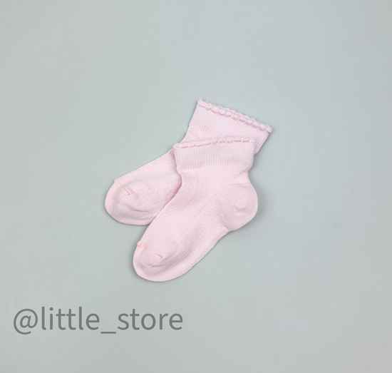 Носочки хлопковые для девочки, Розовые