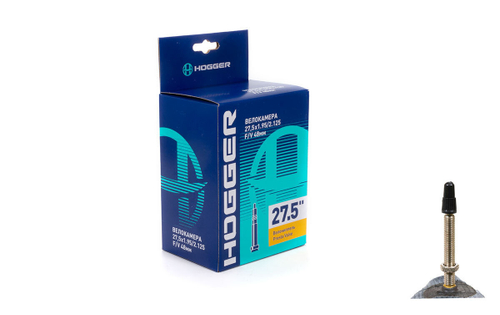 Камера HOGGER 27,5"x 1,95/2,125 FV 48 мм Presta с длинным ниппелем