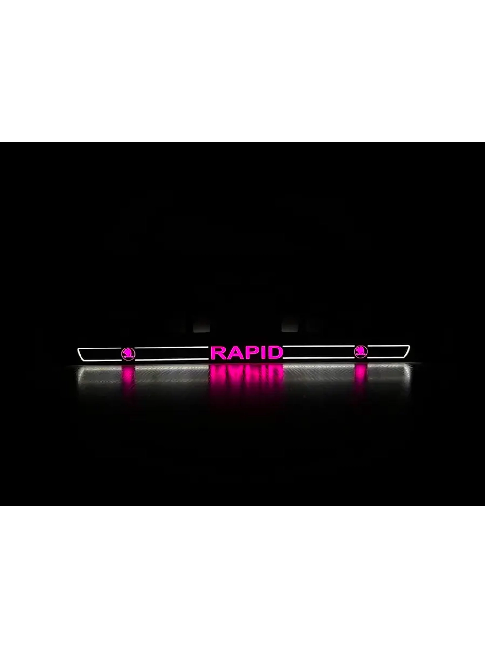 LED рамка. P.LOGO 2.0 Skoda RAPID.