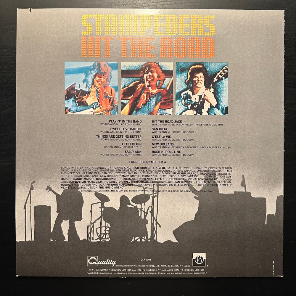 The Stampeders - Hit The Road (США 1976г.)