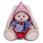 Зайка Ми в твидовом костюме с юбочкой (малыш) 15см.