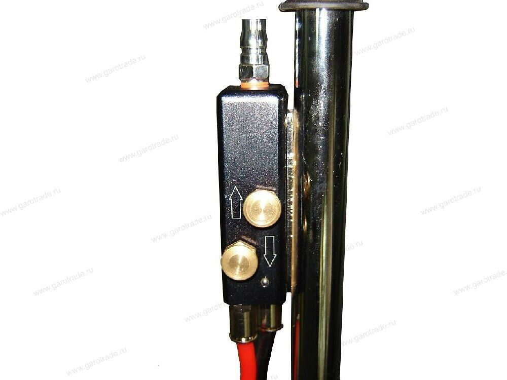 Домкрат подкатной пневмогидравлический RUDETRANS, г/п 20/40 т RJ40-PH