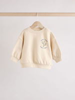 Свитшот и шорты в комплекте для малышей Next AA1-492, Светло-бежевый