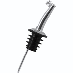 Гейзер «Пробар» с крышкой;сталь нерж.,пластик;D=3,L=12см;серебрист.,черный (Цвет: серебристый)