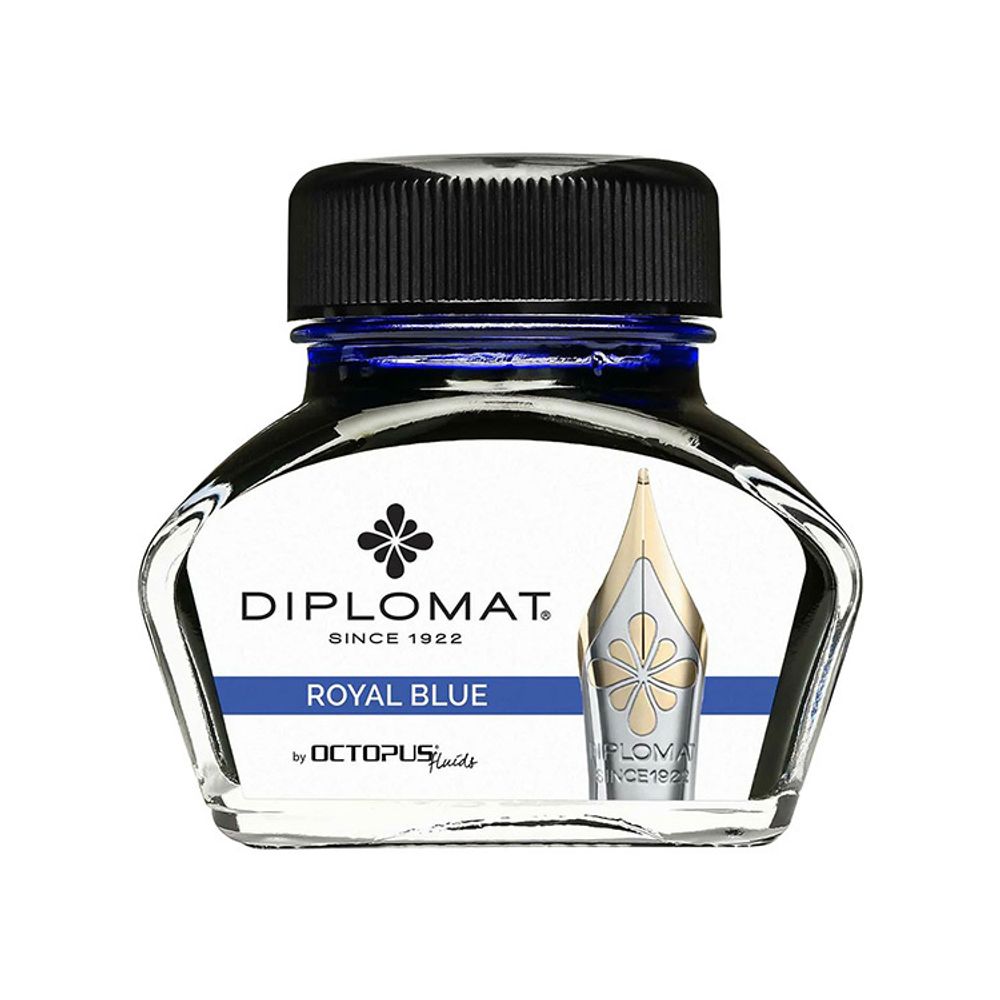 Чернила для перьевой ручки Diplomat Ink-30 royal blue синие (D41001003)