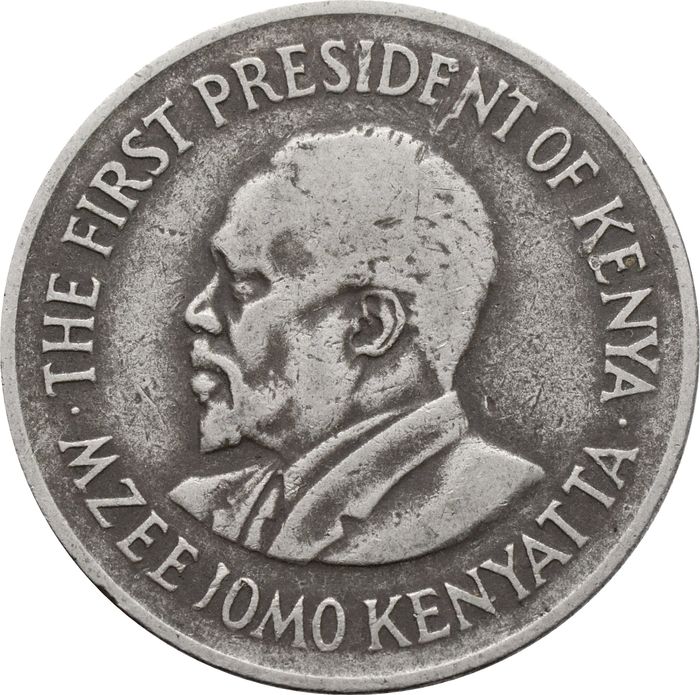 1 шиллинг 1969-1978 Кения F-VF