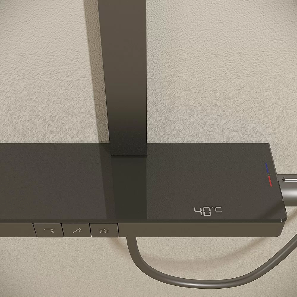 Душевая система Sancos Vos SC6100GG вороненая сталь