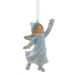 GAEM Украшение новогоднее "Девочка", L5 W2 H7 см, 3в.