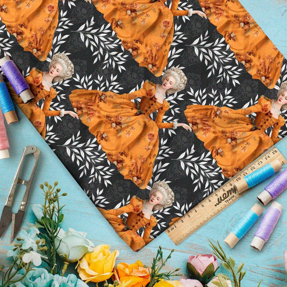 Ткань премиум бифлекс живописные сны