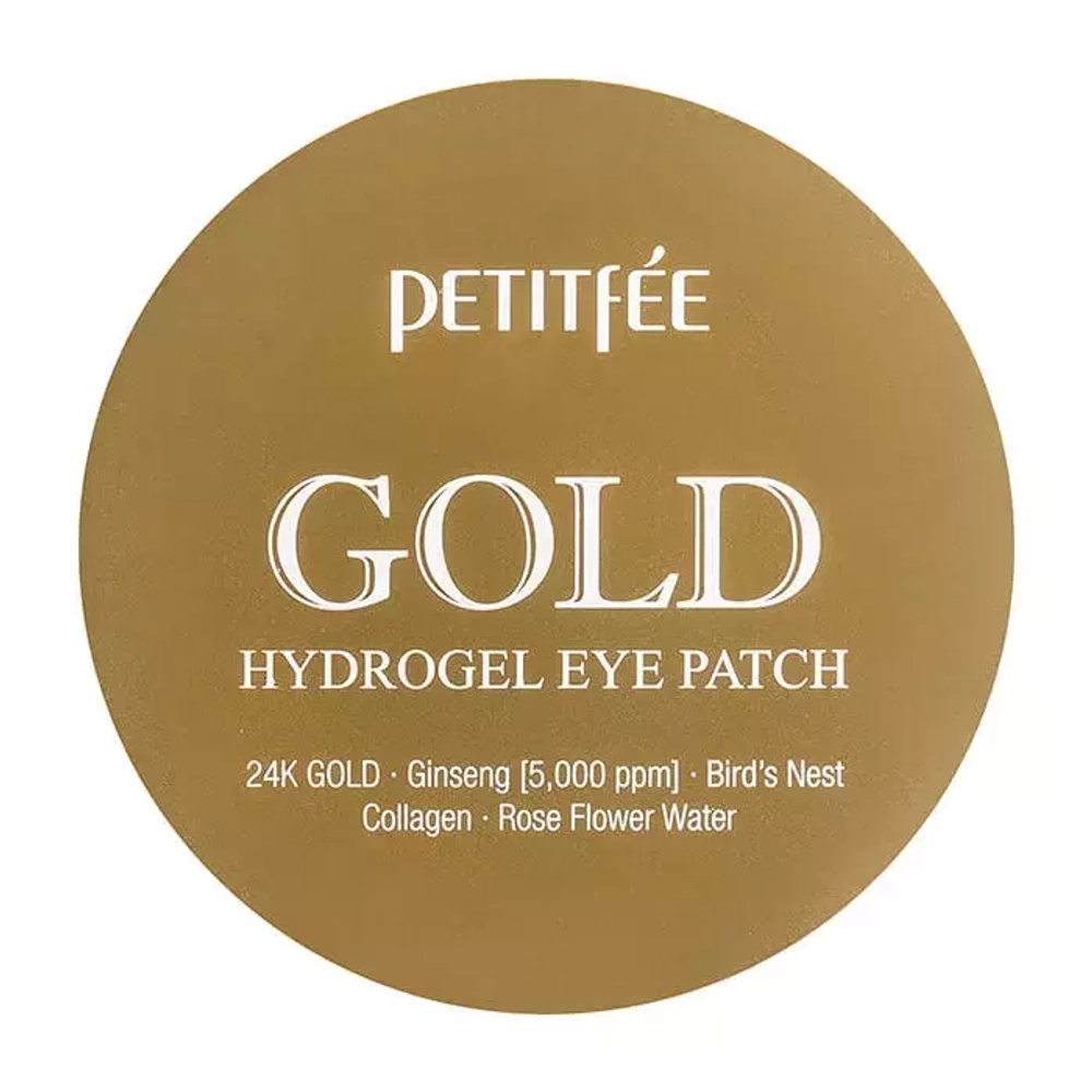 Патчи гидрогелевые с золотым комплексом Petitfee +5Gold hydrogel eye patch, 60 шт