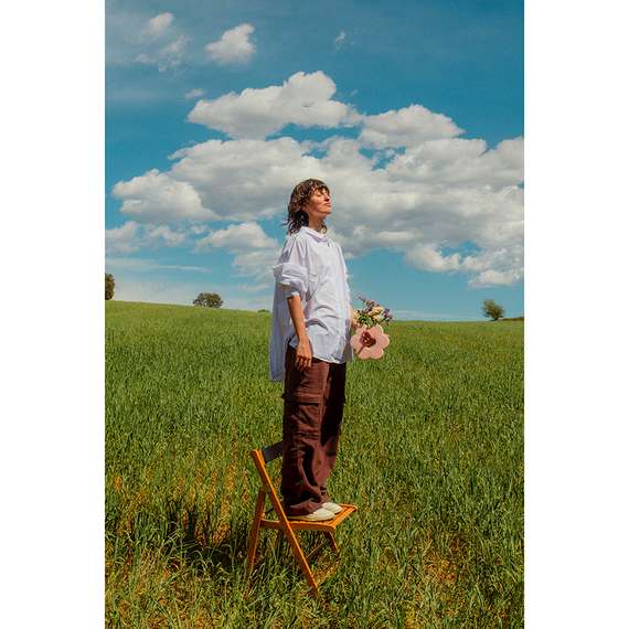 Ваза для цветов daisy, 20 см, розовая