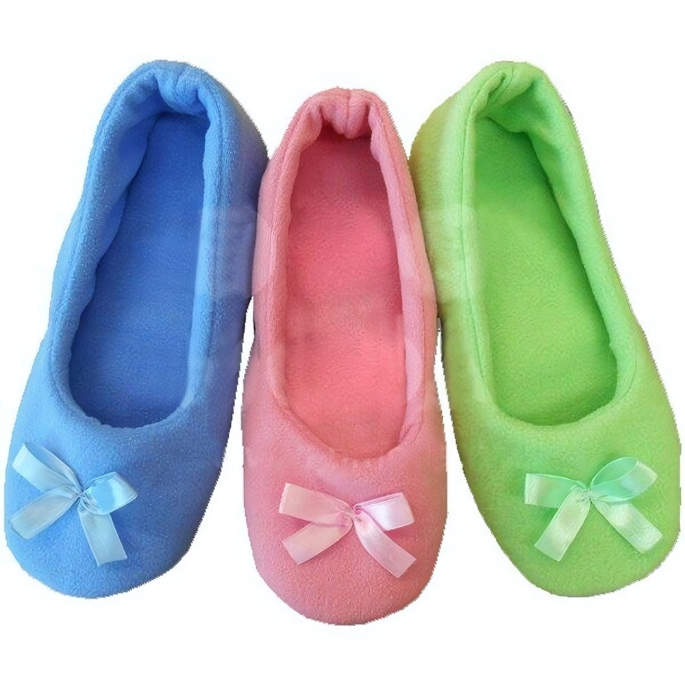 Тапочки домашние женские «Балетки», верх - флис, 39р