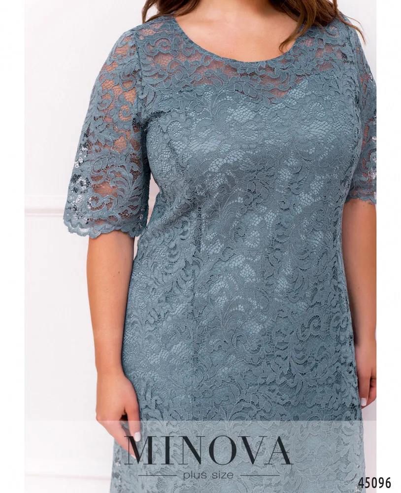 Платье 18-025-Дымчато-синий Minova