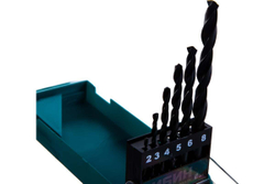 Набор сверл по металлу 6шт (2-8мм), быстрорежущая сталь, класс В СИБИН