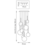 Подвесная люстра Lightstar GLOBO 813093