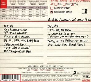 Bob Dylan / The Real Royal Albert Hall 1966 Concert! (2CD)