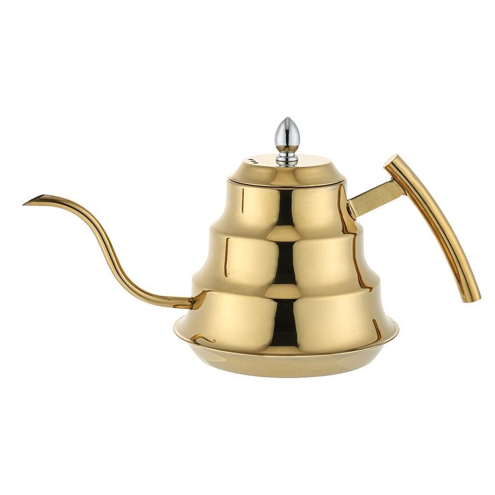 Кофейник 1200 мл Бариста нерж. сталь цвет золото P.L. Proff Cuisine