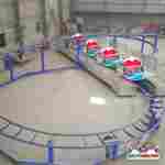 Детский аттракцион горка «Небоскрёб», 4 кабины 8 мест, 23×20×3,5 м