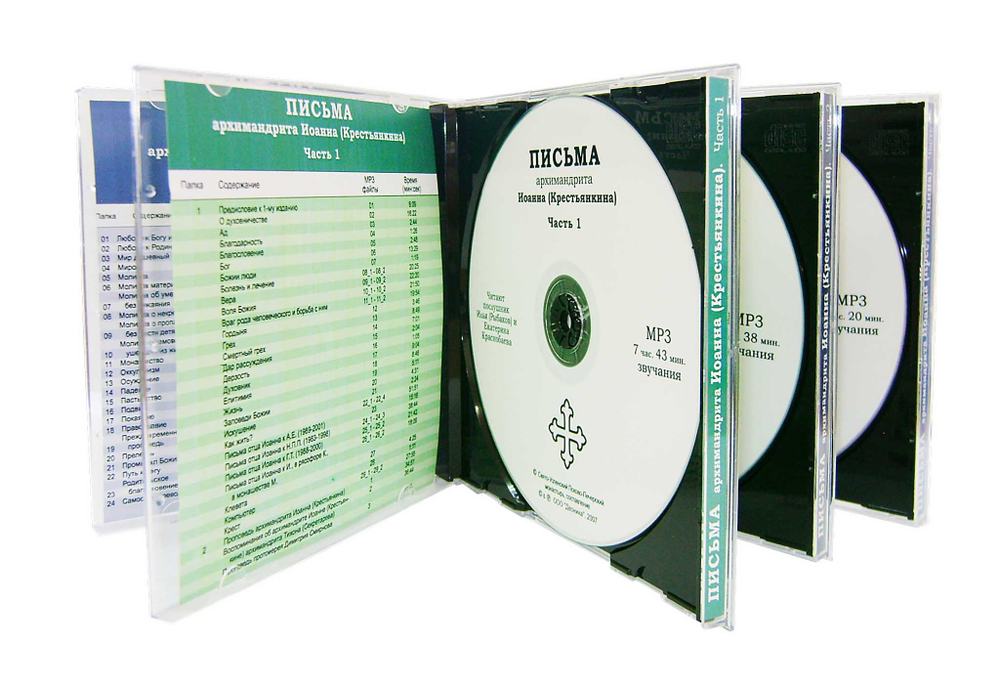 МР3  - Письма архим. Иоанна (Крестьянкина). В 3-х частях