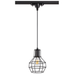 370423 PORT NT19 252 черный Светильник трековый однофазный трехжильный IP20 E27 50W 220V ZELLE