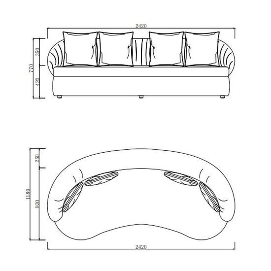 Диван BITTI, FRATELLI BARRI