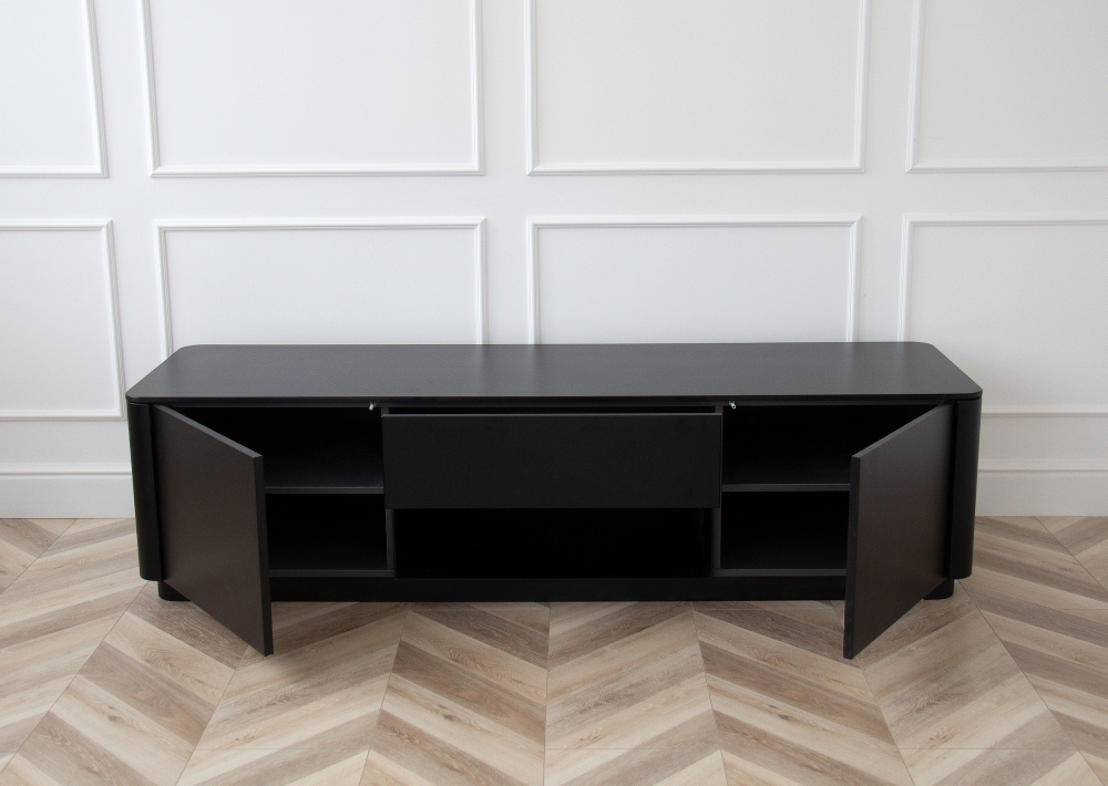 Тумба Tammi под ТВ ширина 180 см (черный)
