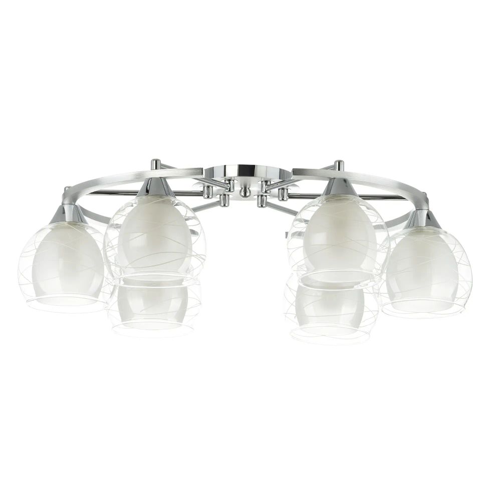 Citilux Буги CL157162 Люстра потолочная Алюминий Хром