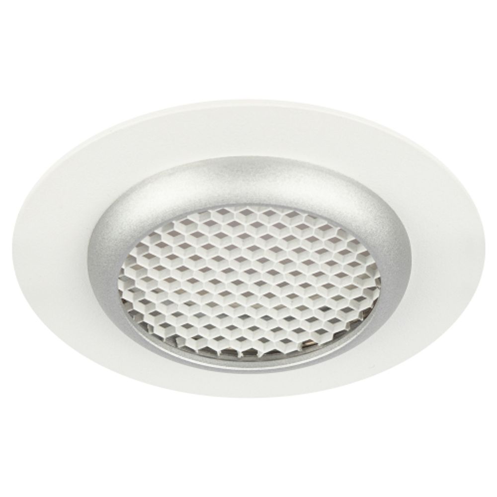 Светильник встраиваемый алюминиевый ЭРА KL109 WH/SL под лампу MR16 GU5.3 белый/серебро матовый | Алюминиевые встраиваемые светильники