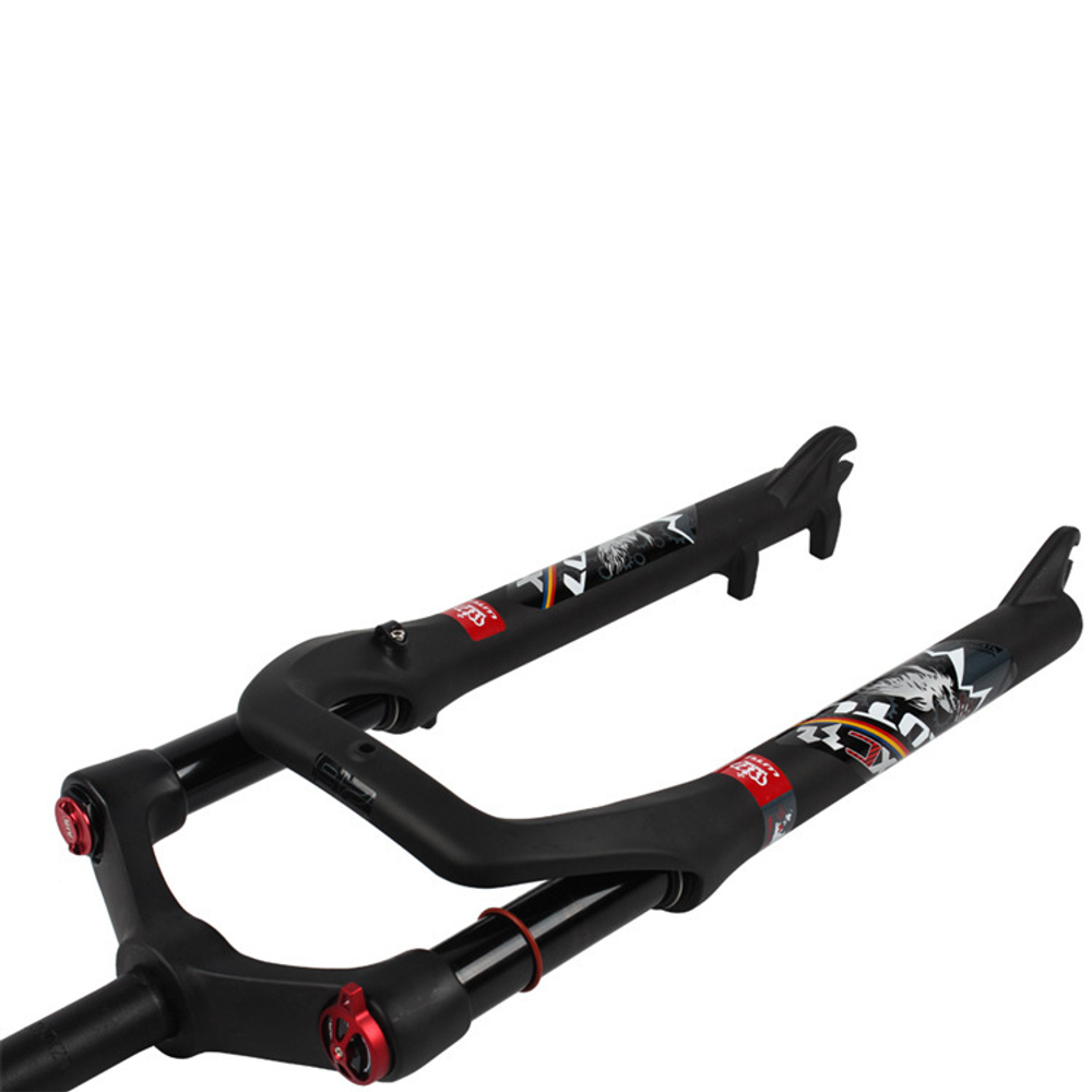 Вилка для Фетбака Lutu 26, ход 120mm, ширина 135 мм, ноги 32 мм. 1-1/8" Black , для резины 4.0, вес