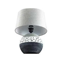 8119/1T COMFI LN25 000 серый, керамика/текстиль Настольная лампа E27 1*60W 220V AVALONA