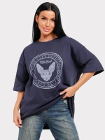 Футболка оверсайз больших размеров принт