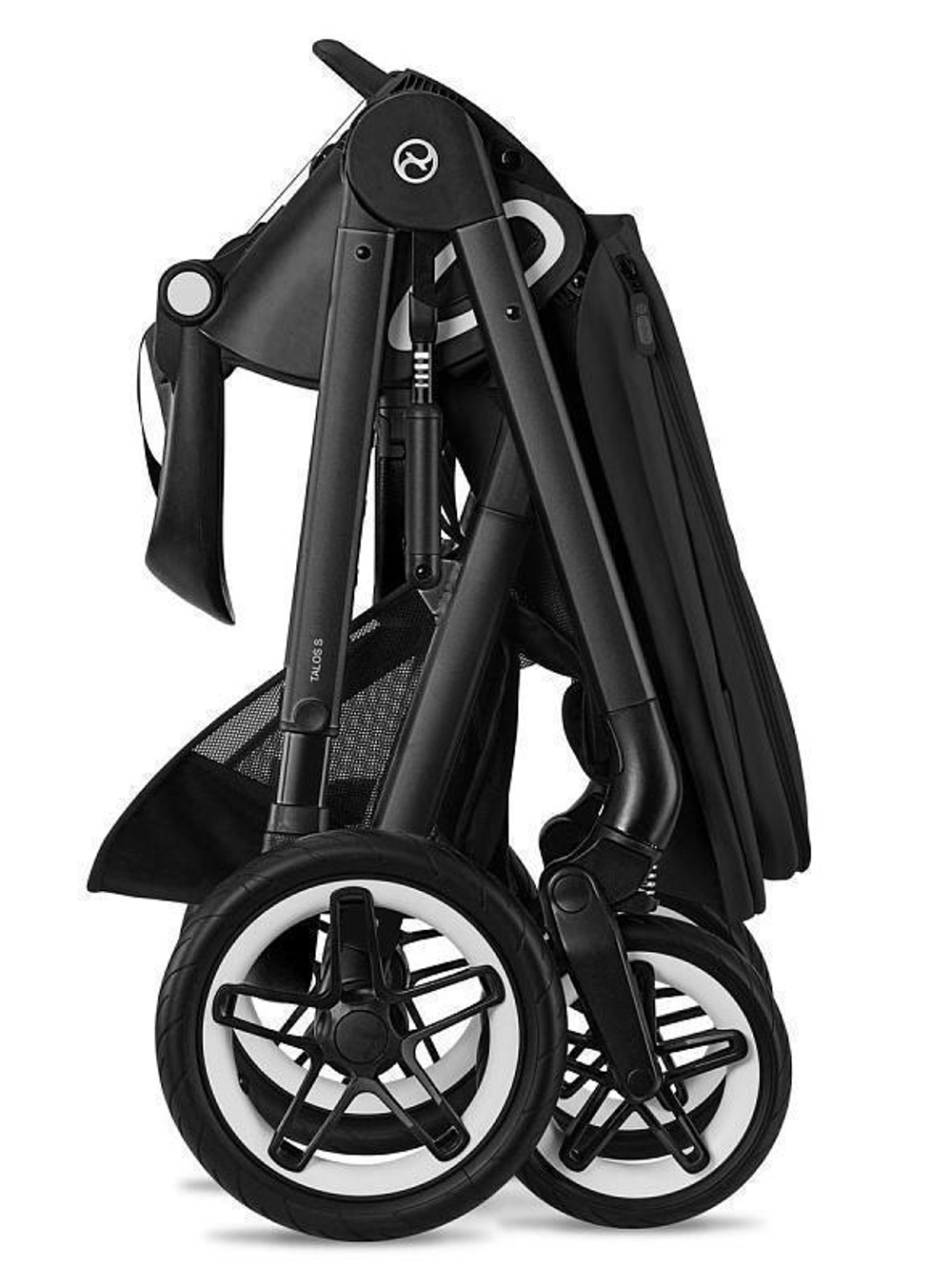 Коляска Cybex Talos S Lux BLK complete Aton S2 Ocean Blue 3 в 1 Moon Black с дождевиками